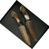 Ръчно изработени ножове от дамаска стомана, сакс от неръждаема стомана, снимка 8 - Ножове - 37276535