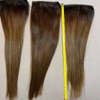 Три двойни реда естествена коса (клас Делукс JSP)| 48 см / 146 грама, снимка 10 - Аксесоари за коса - 45470975