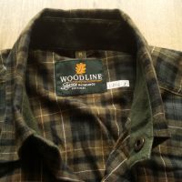 WOODLINE Shirt размер M / L за лов риболов риза - 921, снимка 7 - Ризи - 45197399