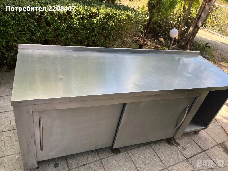 Работна маса неръждавейка, снимка 1