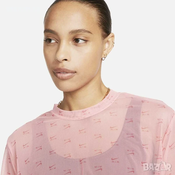 Nike - мрежеста дамска тениска Л, снимка 1