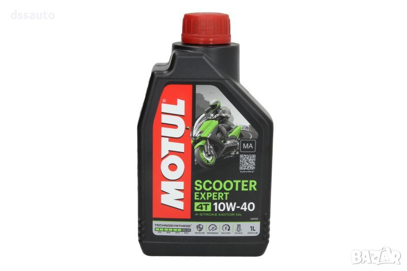 Двигателно масло за скутери MOTUL SCOOTER EXPERT 4T 10W-40 1л, снимка 1