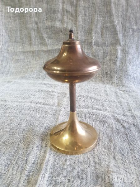 Стилна бронзова лампа, снимка 1