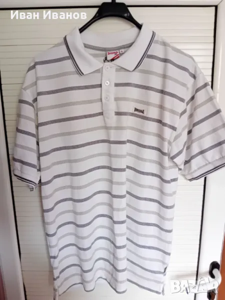 Оригинална фланелка с яка Lonsdale, снимка 1