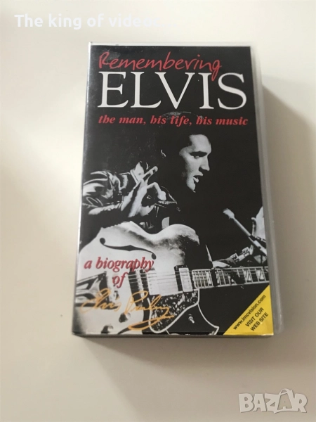 Видеокасета ELVIS.  VHS, снимка 1
