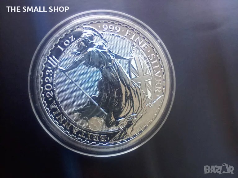 2 паунда 2023 Великобритания 1 oz сребро, снимка 1