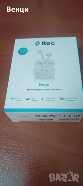 Bluetooth слушалки  TTEC, снимка 1