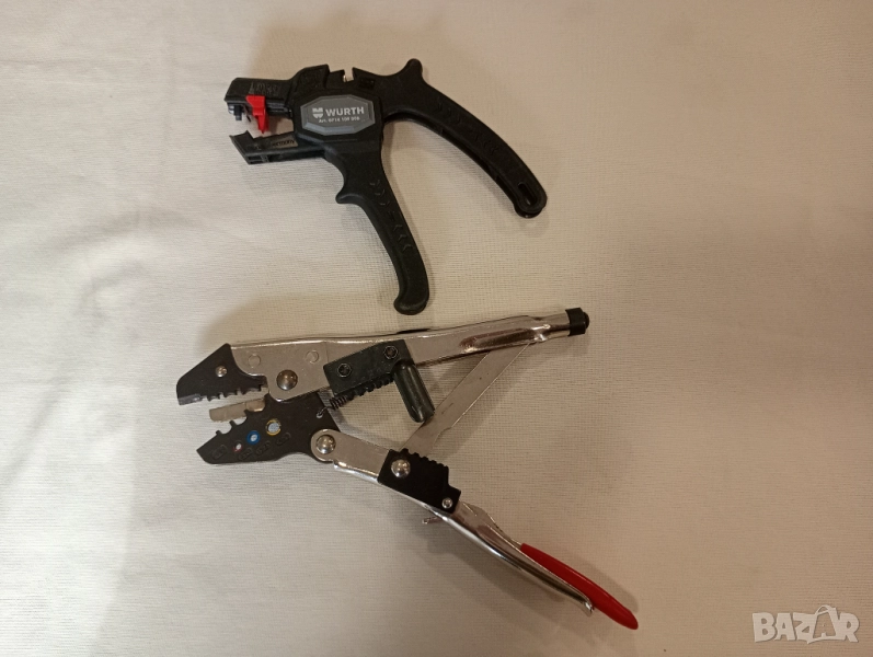 Gedore -Wurth клещи кримпващи и клещи за оголване на кабели , снимка 1
