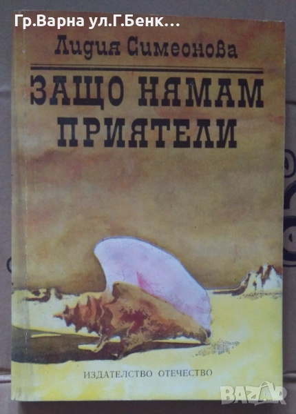 Защо нямам приятели  Лидия Симеонова 4лв, снимка 1