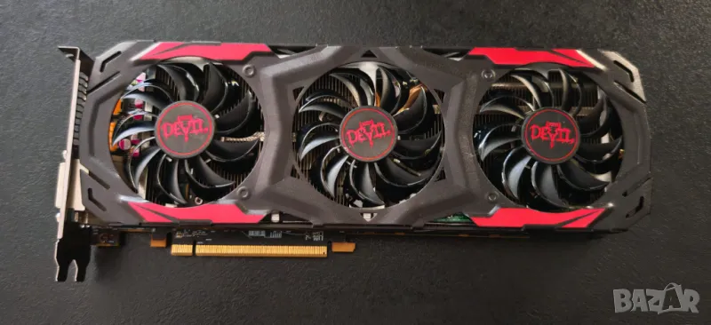 Продавам Видео Карта Red Devil Trio RX 480 8Gb 256bit Перфектна, снимка 1