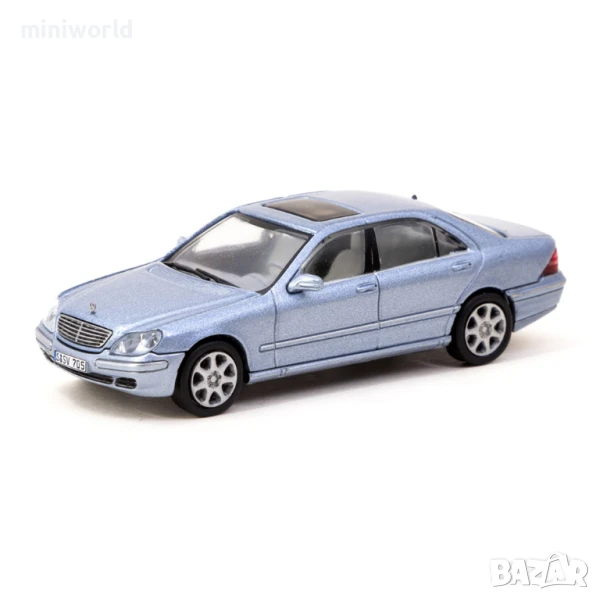 Mercedes-Benz S-Class W220 - мащаб 1:64 на TERMAC моделът е нов в блистер + кутийка, снимка 1