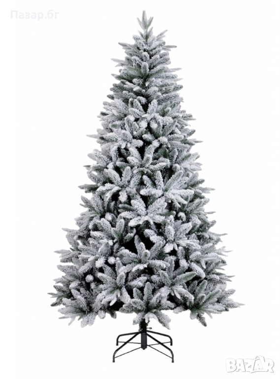 Изкуствена елха K r i n g Melbourne, Цялата заснежена с метална стойка., снимка 1