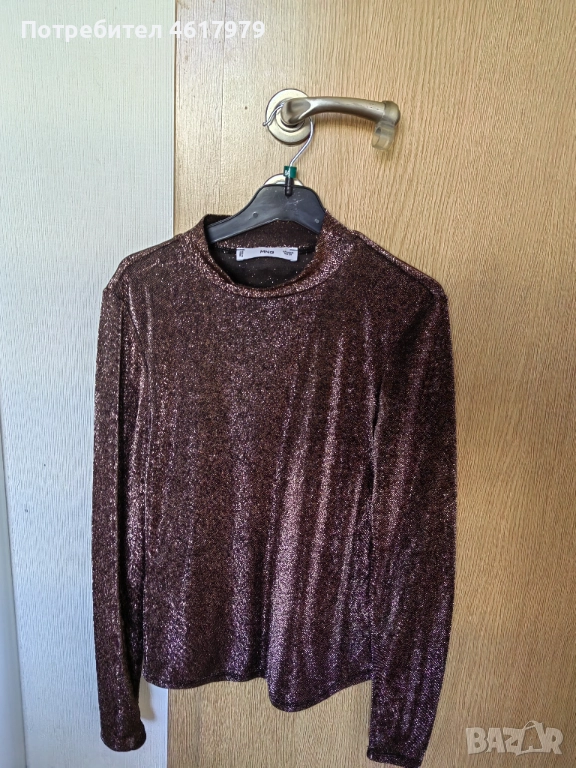 Тениска с лурекс Манго, снимка 1