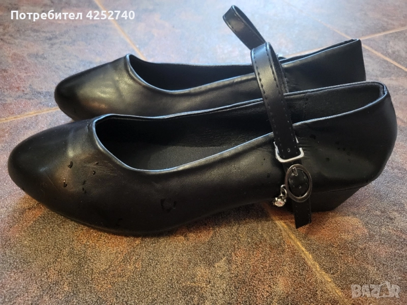 Черни обувки за танци, снимка 1