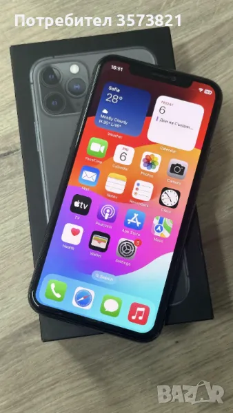 Iphone 11 PRO 64GB BLACK Като НОВ ! ! , снимка 1