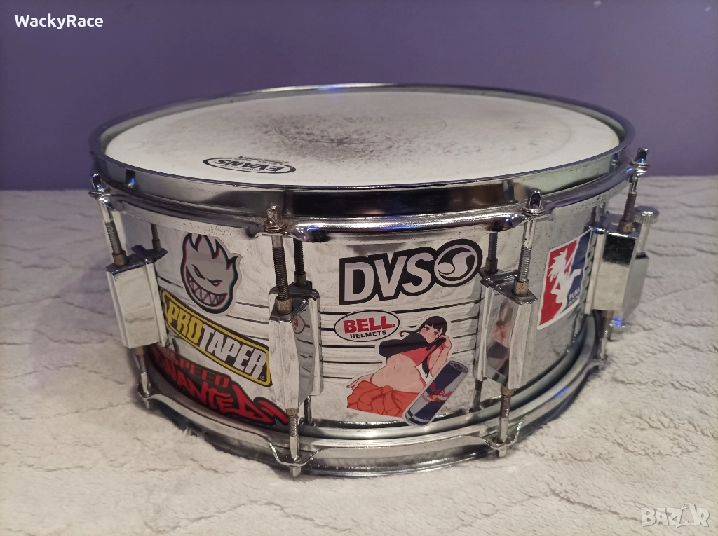 Метално барабанче 14x6.5 + калъф, снимка 1