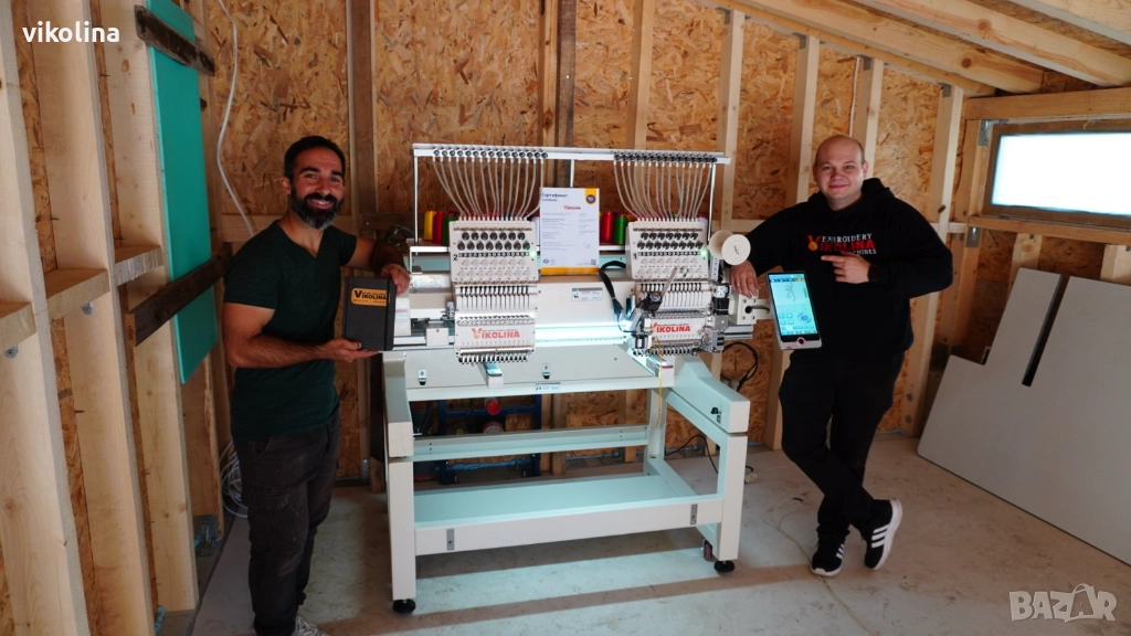 Бродировъчна машина Двуглава 600 мм. х 500 мм., снимка 1