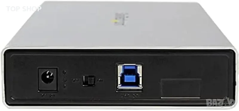 StarTech.com 3,5-инчов сребрист алуминиев USB 3.0 външен SATA III SSD / HDD, снимка 1