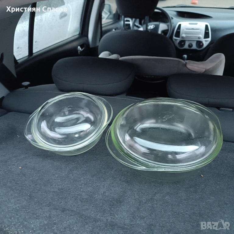 Два броя йенски тенджери , снимка 1