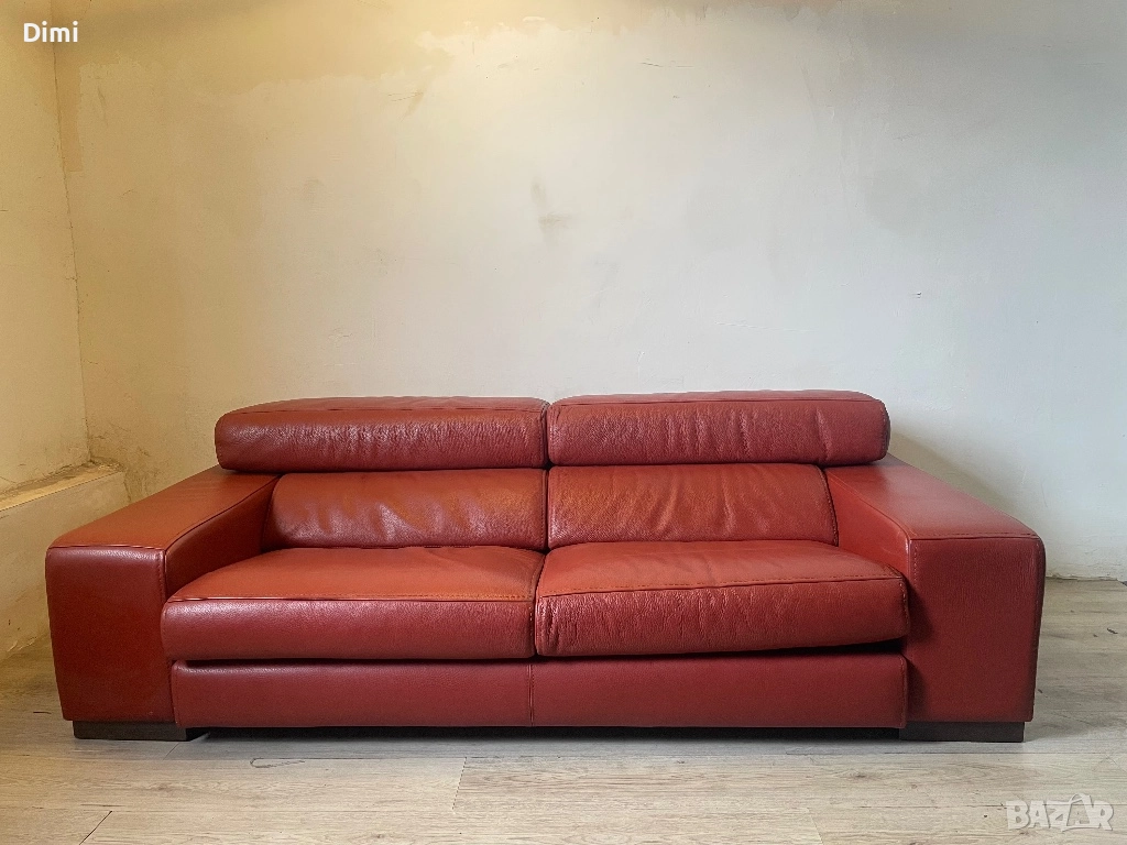 Кожени дивани*БЕЗПЛАТЕН ТРАНСПОРТ*(за цяла България)Диван от естествена кожа, снимка 1