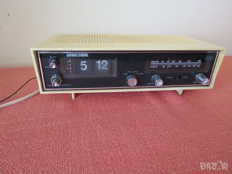 Harvard Cardinal H-17,Clock Radio,1970, снимка 1