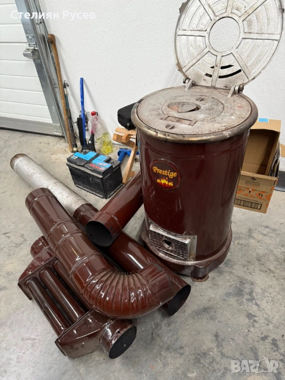 3012 печка чудо prestige +  кюнците -цена 80 лв или 40,90евро общо - с казанче с решетка отдолу, има, снимка 1