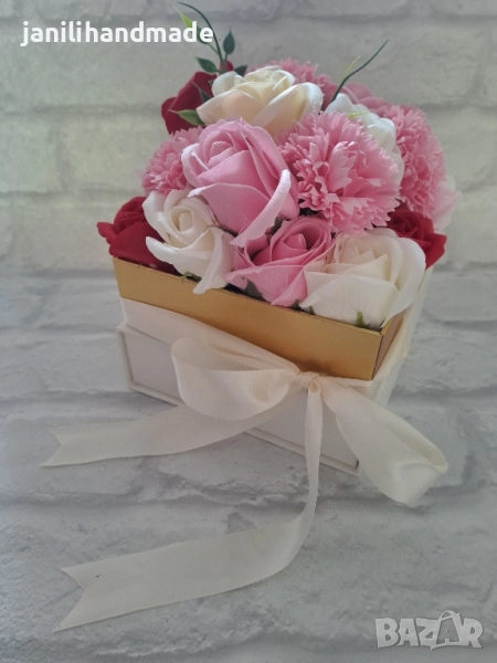 Луксозна завършена кутия бяла, снимка 1