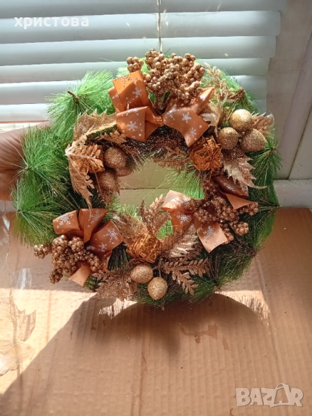 Коледен венец, снимка 1