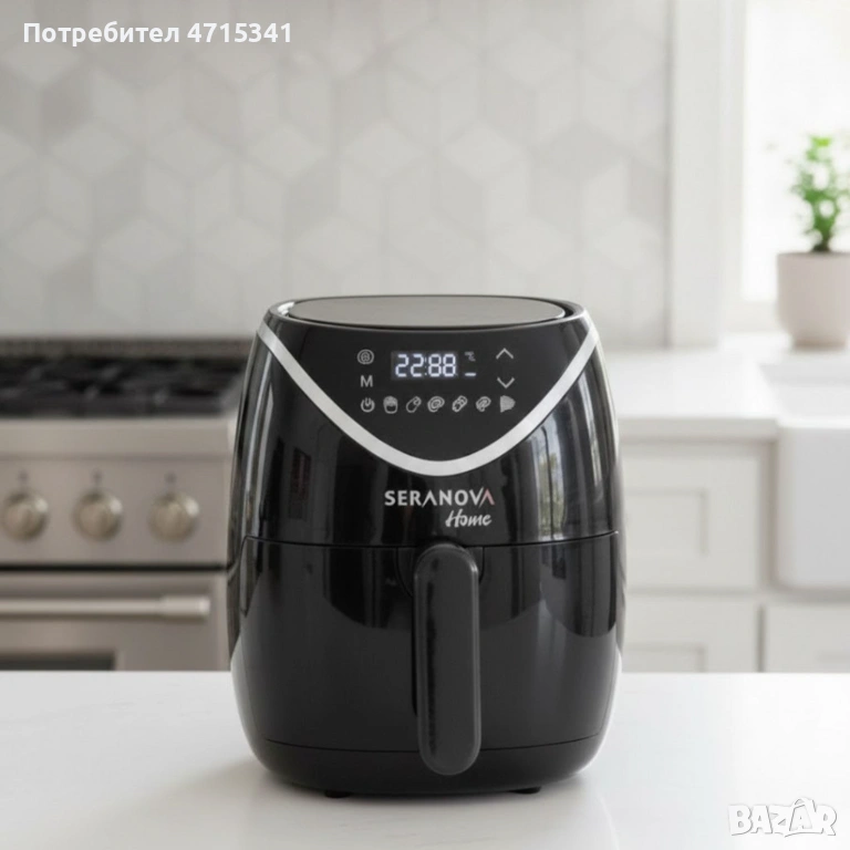 Фритюрник с air fryer, 2000w,5 l, снимка 1