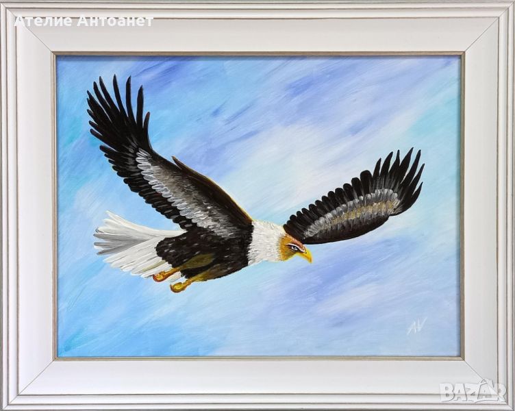 Картина Орел - Eagle acrylic painting, снимка 1