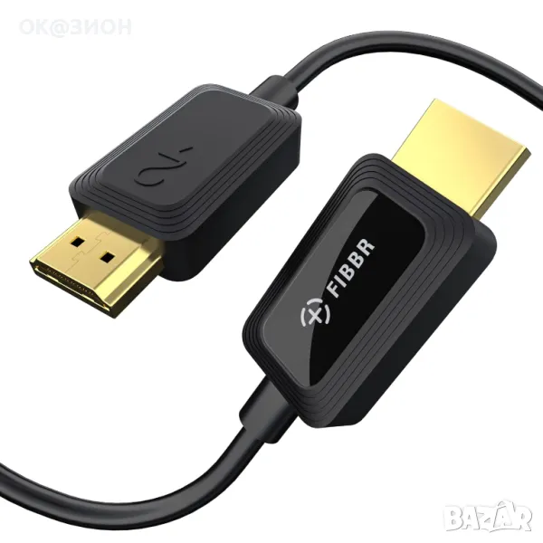 FIBBR 8K оптичен HDMI кабел 25 фута, 48 Gbps високоскоростен HDMI 2.1 кабел , снимка 1