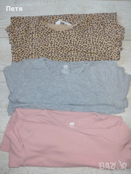 Три блузи "НМ" - 8-10 години, снимка 1