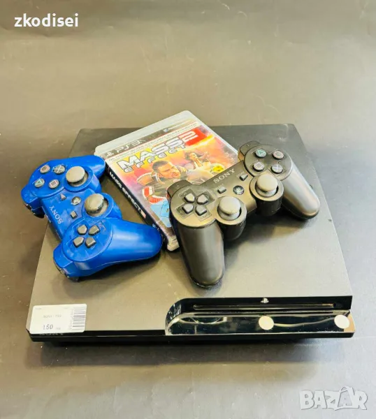 Sony Play Station 3 с 2бр. джойстик и 1бр. игра, снимка 1