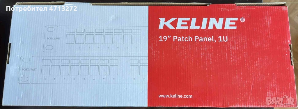 Комплект KELINE Keystone Jack, Category 6A, RJ45/s, снимка 1