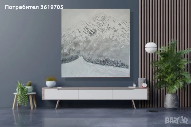 Интериорна картина 50*50, платно , снимка 1