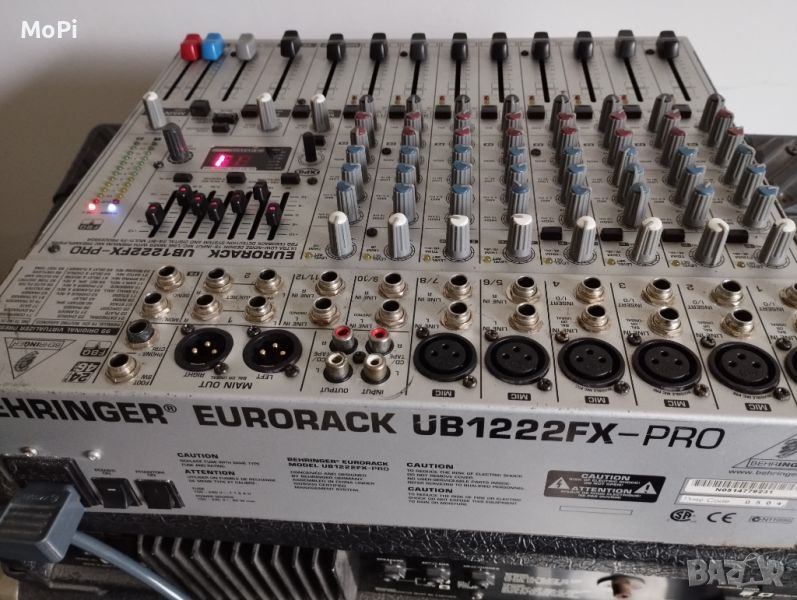 BEHRINGER eurorack UB 1222 FX pro - смесителен пулт с ефект борд, снимка 1