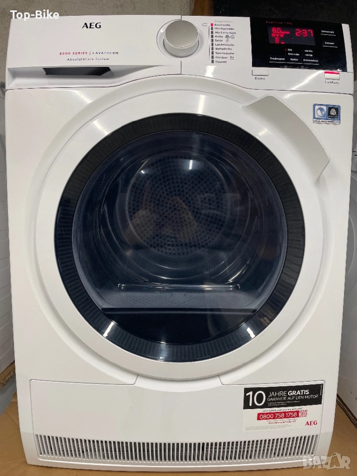 Сушилня AEG 8000 series A++ 8 кг 6м гаранция, снимка 1