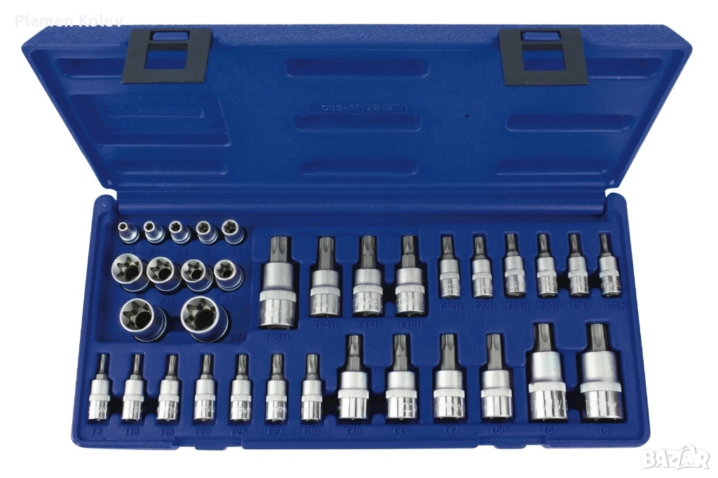 CORNWELL TOOLS качествена 34части вложки тип звезда, снимка 1