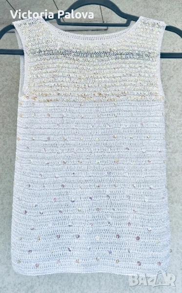 Красив потник с пайетки, снимка 1