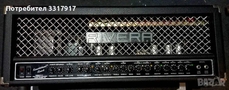  Rivera Knucklehead Reverb + Rivera Head Master + Hard Case, снимка 1