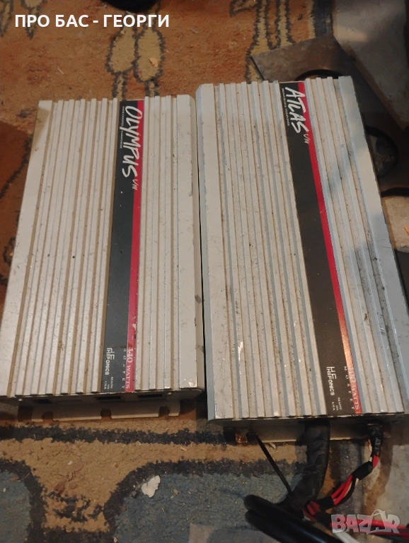 Hifonics модели Olympus и Atlas Авто усилватели Комплект, снимка 1