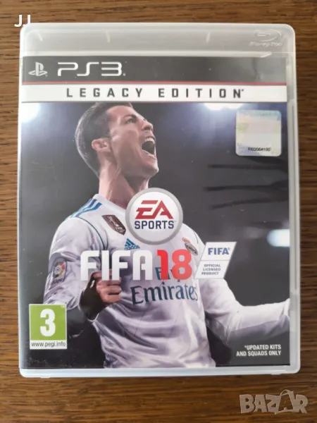 FIFA 18 45лв. Игра за PS3 Playstation 3, плейстейшън 3, снимка 1