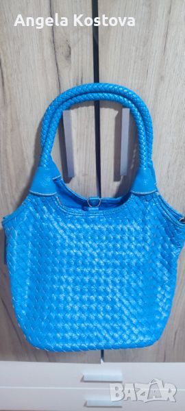 Синя елегантна чанта, снимка 1