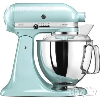 Кухненски робот Планетарен миксер KITCHENAID ARTISAN 5KSM175 син 4,8L, снимка 1