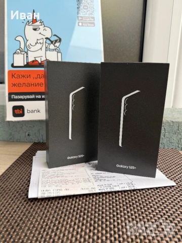 512GB*ЛИЗИНГ*65лв/м Samsung S25+*самсунг с25+ plus Icyblue/ Silver