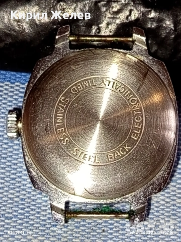 Стар механичен часовник RUHLA ANTI-MAGNETIC GERMANY за КОЛЕКЦИЯ 47908, снимка 5 - Антикварни и старинни предмети - 54118675