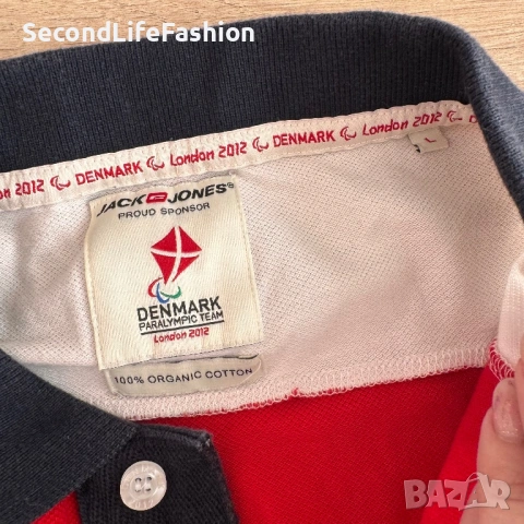 Jack & Jones мъжка тениска размер L, снимка 3 - Тениски - 54125705