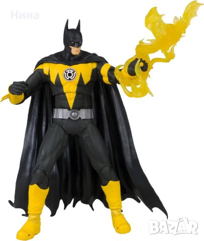 Екшън фигура McFarlane DC Comics: Multiverse - Batman (Sinestro Corps)(Gold Label), 18 cm, снимка 3 - Колекции - 45163774