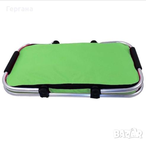 Сгъваема хладилна чанта, кошница за плаж и къмпинг с дръжки, снимка 5 - Хладилни чанти - 46455721
