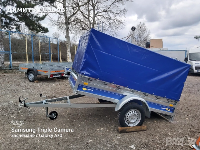 Туристическо, самосвално ремарке VESTA LIGHT 23 с брезент и шпригли Н-120, снимка 13 - Ремаркета - 53392528